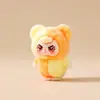 Urso de Feijão Colorido Acessórios Fofos para DIY Enfeites Artesanais Fofos Boneca Aveludada Enfeites para Decoração de Mesa de Escritório