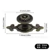Yunchang Hardware Manija de Flor para Cajón de un Agujero Retro Tirador de Puerta de Gabinete Aleación Manija Simple Moderna Botón Redondo