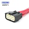 Arnés de cableado del conector de coche Moshi enchufe 33482-1201 conector impermeable 33471-0301