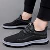 Comércio Exterior Transfronteiriço Sapatos Masculinos Novos Sapatos Esportivos Sapatos Casuais Leves de Amarrar Masculinos Malha Fly-Woven Respirável Sapatos Masculinos