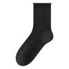 Calcetines de lana apilados de otoño e invierno para mujer, calcetines cálidos con retención de calor para dama, medias sin costuras, calcetines gruesos de color sólido para mujer
