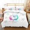 Funda nórdica con estampado digital de fútbol de acuarela, adecuada para decoración de ropa de cama de niños y niñas.