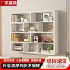 Estantería para Vino de Madera Maciza Completa Estantería de Libros de Pared para el Hogar Armario Estante de Almacenamiento Multicapa de Pared Estante de Exhibición para Cocina Restaurante Precio Especial