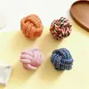 Brinquedo de Corda de Algodão Resistente a Mastigação para Cachorros, Brinquedos para Cães de Porte Pequeno e Médio, Brinquedo de Nó de Corda, Conjunto de Frisbee Suprimentos para Animais de Estimação