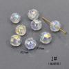 Cuentas de cristal de vidrio tallado, imitación de cuentas sueltas Shijia, bricolaje, pendientes, collares, pulseras, material de cuentas, accesorios de joyería