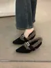 Zapatos casuales negros para mujer con forro de felpa, que aumentan la altura, zapatos de algodón estilo Birkenstock, mocasines de cuña para otoño e invierno, zapatos planos de felpa