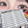 Cílios Postiços Transfronteiriços, Cílios de Porcelana Azul e Branca de Grande Capacidade, Cílios Postiços Sem Cola com Camadas Transparentes e Cílios Espessos para um Look de Maquiagem para os Olhos Cool e Atraente