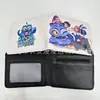 Película Animada Kpop Demon Slayer Merchandising Billetera Cazadores de Demonios Unisex Billetera de Cuero PU Gabinete Universal