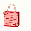 Venta de Fábrica: Bolsas de Regalo de Boda de Fieltro con Tamaños, Texto y Impresión de Logo Personalizables, Adecuadas para Damas de Honor y Recuerdos de Boda
