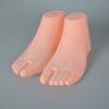 Molde de Pie Hueco para Mujer Adulto Color Piel Transparente Soporte para Zapatos Pies Sandalias Medias Molde para Zapatos Tienda de Zapatos Soporte de Exhibición de Zapatos