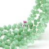 Agujero Horizontal Cristal de Fresa Cristal Facetado Cuentas Sueltas Bombilla de Luz Perlas Destellantes Accesorios para Joyería Hecha a Mano DIY Decoración Colgante para Coche