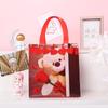 Día de San Valentín Transfronterizo No Tejido Oso Lindo Regalos Día de San Valentín Día de Tanabata Regalos Bolsa Portátil para Empaque de Regalos