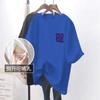 Camiseta de Manga Corta con Apertura Lateral Oculta para Lactancia Verano Top para Lactancia para Salir Ropa de Lactancia Postparto para Mujer de Verano