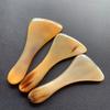 Pieza de escoba de cuerno Dial de belleza de cuerno por palo Punto de masaje raspado facial Palo para levantar el rostro Dispositivo raspador Peine raspador para ojos