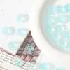 Flor de Girassol Transparente com Gradiente Fresco Furo Reto Contas Soltas Pulseira DIY Presilha de Cabelo Acessórios de Miçangas Artesanais Materiais