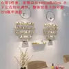 Estante de Almacenamiento para Arte de Uñas de Barbería Estante Decorativo de Pared para Esmaltes de Uñas Fondo Zen Estante Decorativo para Sala de Estar