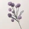 Textura Simulada de Pelusa de Diente de León Flor Simulada Decoración Suave para el Hogar Decoración de Escritorio Arreglo Floral Escena de Boda de Hotel Flor Artificial