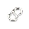 Hebilla en forma de S con conexión de doble cabezal, accesorio de joyería, hebilla de conexión para collar y pulsera, cierre de hebilla de resorte de acero inoxidable, accesorios de moda