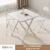 Mesa dobrável aluguel quarto mesa de jantar simples barraca mesa quadrada casa apartamento pequeno mesa redonda mesa de jantar dormitório varanda