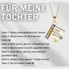 Collar de Acero de Titanio, Popular en Europa y América, Collar con Forma de Libro de Carta de Amor Grabada, Collar con Forma de Sobre de Carta de Amor Abrible, Cadena para Clavícula
