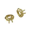 Mini Aretes de Mariposa de Oro de 18 Quilates, Exquisitos y Elegantes, Versátiles para el Uso Diario, Sencillos y a la Moda con un Toque de Lujo