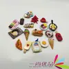 Al por mayor spot pan de durián caliente cono comida simulación pegatinas de mensajes resina creativa imán de refrigerador pegatinas