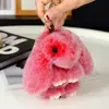 Chaveiro de Pelúcia Imitação de Coelho Rex - Pingente de Pelúcia Conforme Normas Internacionais