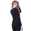 Roupas de Outono e Calças Longas Longsha Modal Modeladoras Suéter de Algodão Feminino Juventude Fina Base Conjunto de Roupa Íntima Térmica Slim-fit
