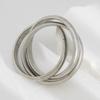Joia Transfronteiriça Europeia e Americana Pulseira de Linha Metálica Enrolada Retro Pulseira de Pérola Plissada Irregular kit