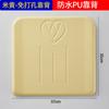 Taburete plegable de baño asiento de ducha montado en la pared antideslizante con respaldo sin perforaciones inodoro taburete de baño para ancianos