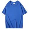 Comercio exterior Europeo y Americano Camiseta 260g, stock de fábrica, camiseta básica de hombre cuello redondo, tejido de alta gama, no transparente, versátil, se puede imprimir con diseños, manga corta