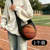 Bolsa de almacenamiento para baloncesto, bolsa para balones de entrenamiento deportivo, bolso de mano de un solo hombro cruzado, mochila para fútbol y voleibol, bolsa de red para almacenamiento de balones