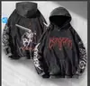 Sudadera Lavada Retro Gótica con Estampado de Diente Divertido, Jersey de Manga Larga Retro Harajuku para Hombres y Mujeres, Milenio