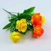 Hengfang Fabricante de Flores Artificiales Venta Directa de Rosas Artificiales, Varios Tipos de Flores Decorativas Artificiales, Accesorios para Fotografía, Manojos Pequeños de Flores al por Mayor