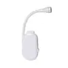 Luz noturna para estudar, luminária de clipe de leitura para dormitório estudantil, luminária de mesa de leitura sob a cama, iluminação portátil recarregável por USB para cabeceira