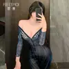 Feimu Roupa Íntima Sexy Zíper Duplo Aranha Apertada Peça Única Uniforme Sexy Abertura Flertando Sem Tirar 7711