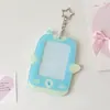 Pingente de Celular com Asas de Desenho Estilo Ins para Meninas 3 polegadas Caça às Estrelas Vazado Cartão Pequeno Porta-Cartão de Exibição Guka Porta-Cartão Rígido