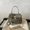 Bolso de mano platino para mujer, nuevo bolso de hombro coreano de tendencia 2026, bolso de mano de alta gama elegante de gran capacidad para el día a día