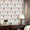 Papel Tapiz Autoadhesivo Estilo Europeo para Sala de Estar, Dormitorio, Pared de Fondo de TV, Pegatinas Decorativas de Pared, Pegatinas de Pared para Renovación