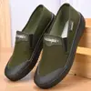 Modelo Nuevo Primavera 2026 Suela de Goma Transpirables Antideslizantes Lona de Seguridad para el Trabajo Zapatos de Granja Zapatos de Trabajo Tenis Militares