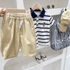 Bermuda Infantil 2026 Nova Roupa de Verão para Crianças Calça na Altura do Joelho para Crianças Maiores Bermuda Esportiva Fina para Uso ao Ar Livre