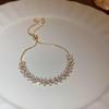 Pulseira Redonda de Zircônia Amorosa Estilo Coreano Luxo Acessível Pulseira Elegante de Alta Qualidade Moda Simples Estilo Popular da Internet Joias de Pulseira
