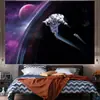 Fondo de tela para celebridad de internet astronauta tela colgante ins decoración de cabecera de dormitorio de estudiante tela de pared fondo de diseño de habitación moda