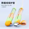 Protector de Cable de Datos Antiroturas Adecuado para Apple Android Enrollador Conector Antifractura Tipo Universal Protector