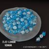 Contas de Vidro Burst Burst 10mm Rachadura de Gelo Contas Burst de Cor Dupla Contas para Pulseira DIY Feita à Mão Contas Espalhadas