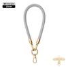 Cordão Original para Celular Longo 8mm Mosquetão de Montanhismo Transversal Ajustável Outdoor Elegante Dourado Escalada Corda Trançada