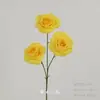 Flores Artificiais de Casamento Flores de Seda Laranja Laranja Flor Artificial Arranjo Floral de Parede de Fundo Palco Guia de Estrada Arte Floral Decorativa