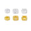 Junta espaciadora de rueda de diamante de plata esterlina S925, hecha a mano, para pulsera de cuentas, collar, accesorios de cuentas.