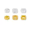 Plata de Ley S925 Separador de Rueda de Diamante Junta Cuerda Trenzada Hecha a Mano DIY Separador Cuentas Pulsera Collar Accesorios de Cuentas Material