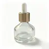 Botella de Vidrio con Gotero Cónico para Aceites Esenciales 30ml Botella Recargable El Logo Se Puede Serigrafiar o Imprimir por Pulverización, Marca Reconocida, Proveedor a Largo Plazo
